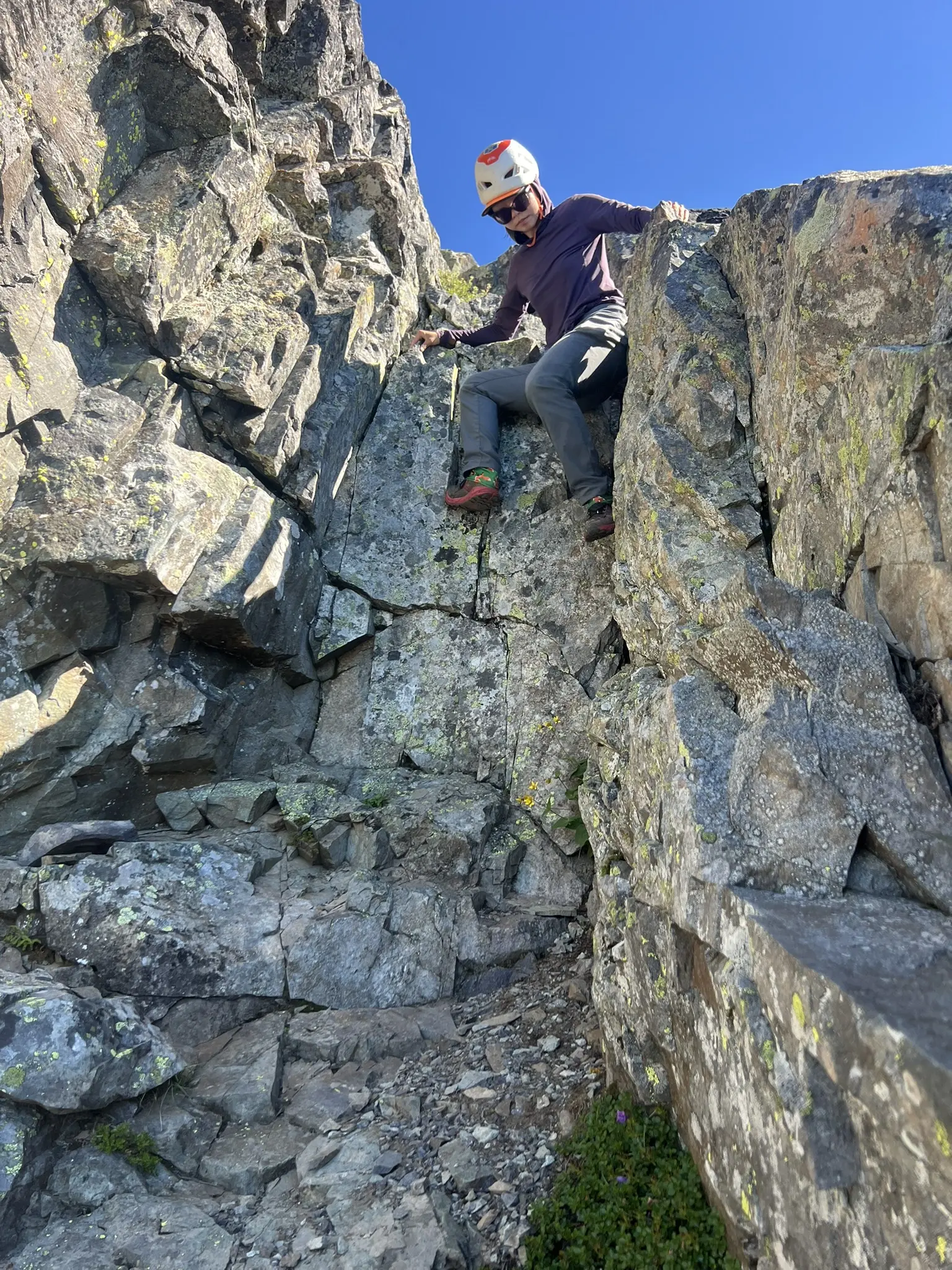 Crux class 3 Chimney